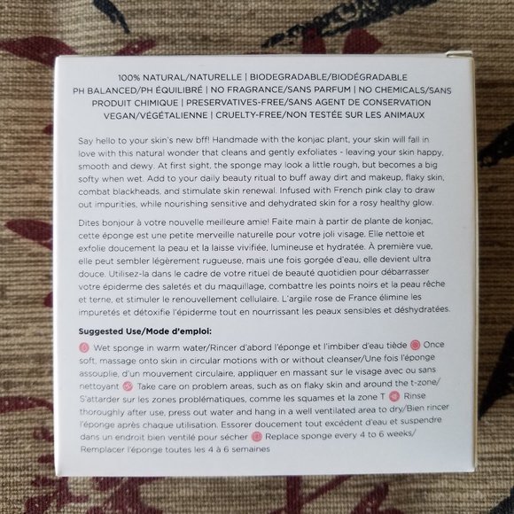 Wyld Konjac Facial Cleansing Sponge New in Box - Picture 4 of 4